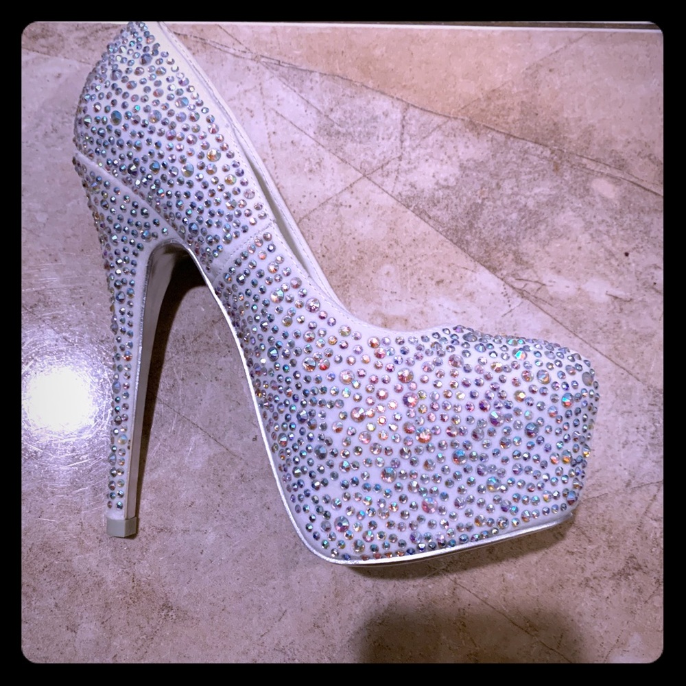 Bejewled High Platform Pumps (NEW)